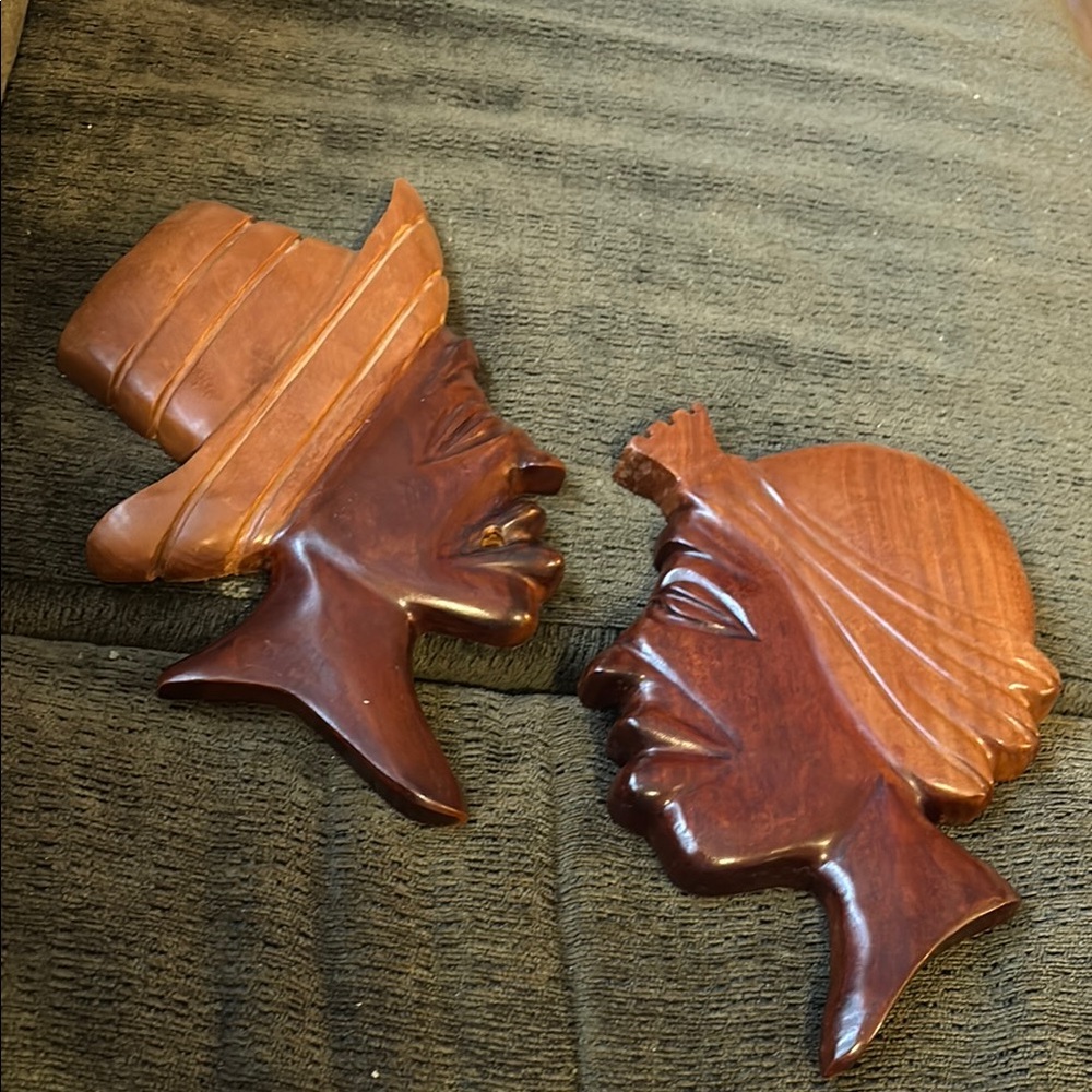 Handcrafted Wooden Wall Art - Brown